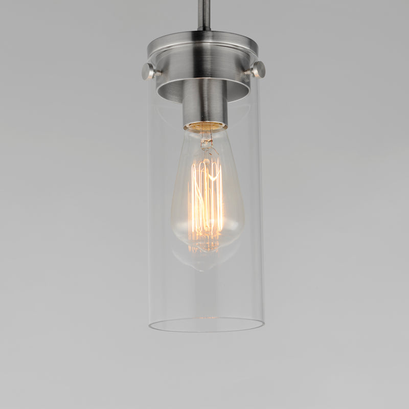 Maxim 12406CLSN Pinn 1 Light Mini Pendant | Satin Nickel