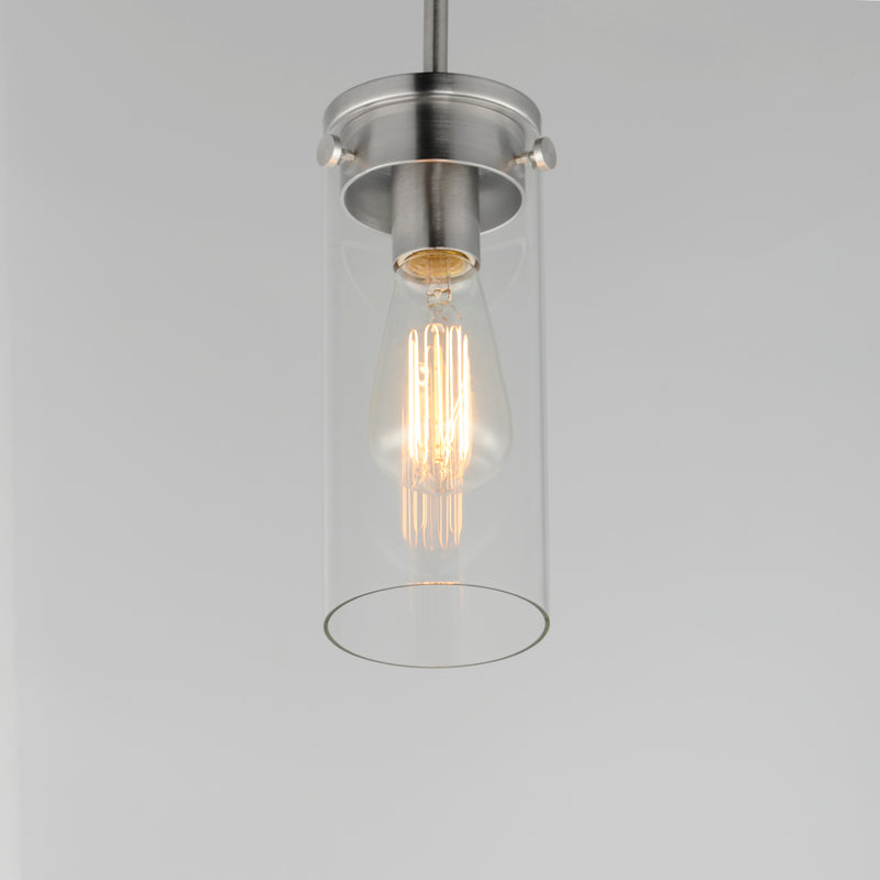 Maxim 12406CLSN Pinn 1 Light Mini Pendant | Satin Nickel