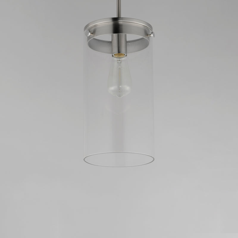 Maxim 12408CLSN Pinn Large Single Pendant | Satin Nickel