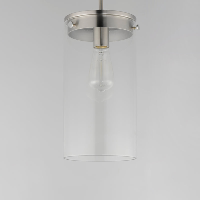 Maxim 12408CLSN Pinn Large Single Pendant | Satin Nickel