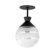 Maxim 12441CLFTBK Copacabana Semi Flush/Pendant | Black
