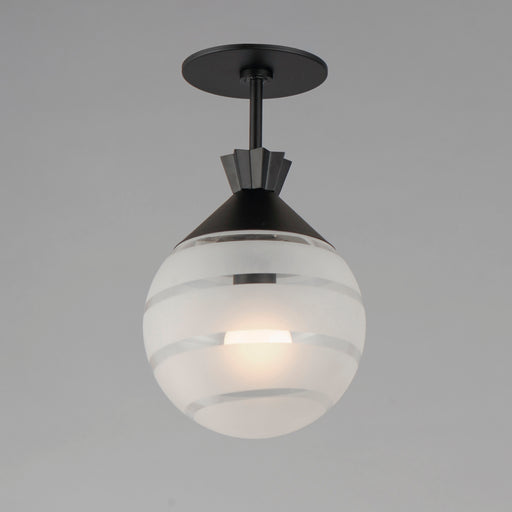 Maxim 12441CLFTBK Copacabana Semi Flush/Pendant | Black