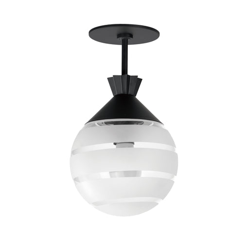 Maxim 12441CLFTBK Copacabana Semi Flush/Pendant | Black