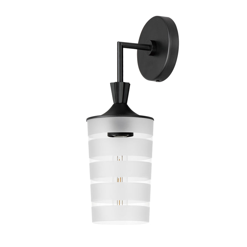 Maxim 12442CLFTBK Copacabana Outdoor Wall Sconce | Black