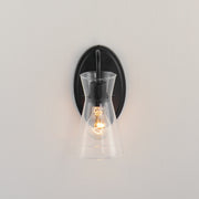 Maxim 12481CLBK Ava 1 Light Wall Sconce | Black