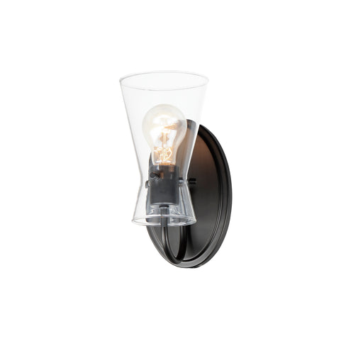 Maxim 12481CLBK Ava 1 Light Wall Sconce | Black