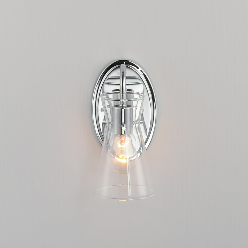 Maxim 12481CLPC Ava 1 Light Wall Sconce | Polished Chrome