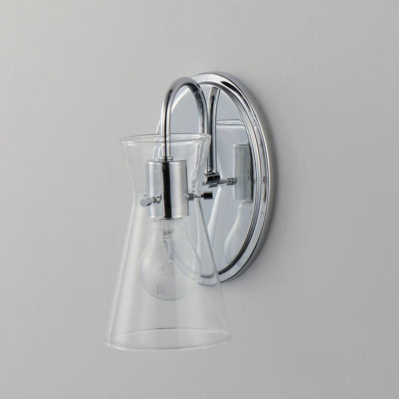 Maxim 12481CLPC Ava 1 Light Wall Sconce | Polished Chrome