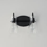 Maxim 12482CLBK Ava 2 Light Bath Vanity | Black