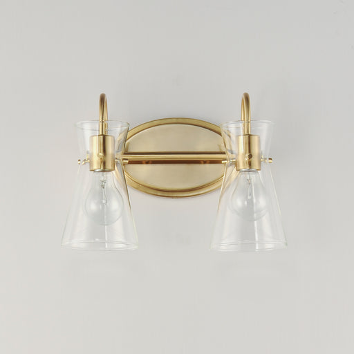 Maxim 12482CLNAB Ava 2 Light Bath Vanity | Natural Aged Brass