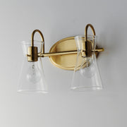 Maxim 12482CLNAB Ava 2 Light Bath Vanity | Natural Aged Brass