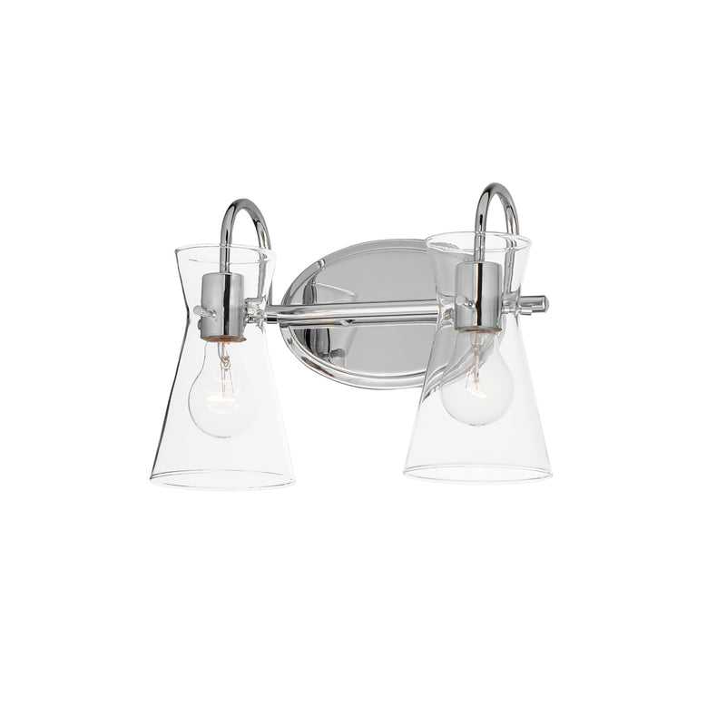 Maxim 12482CLPC Ava 2 Light Bath Vanity | Polished Chrome