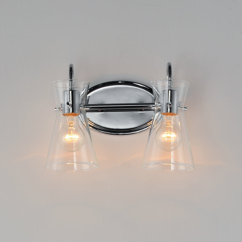 Maxim 12482CLPC Ava 2 Light Bath Vanity | Polished Chrome