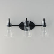 Maxim 12483CLBK Ava 3 Light Bath Vanity | Black