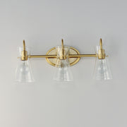 Maxim 12483CLNAB Ava 3 Light Bath Vanity | Natural Aged Brass