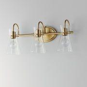 Maxim 12483CLNAB Ava 3 Light Bath Vanity | Natural Aged Brass
