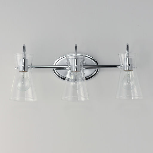 Maxim 12483CLPC Ava 3 Light Bath Vanity | Polished Chrome