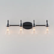 Maxim 12484CLBK Ava 4 Light Bath Vanity | Black
