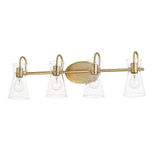 Maxim 12484CLNAB Ava 4 Light Bath Vanity | Natural Aged Brass