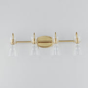 Maxim 12484CLNAB Ava 4 Light Bath Vanity | Natural Aged Brass