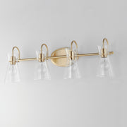 Maxim 12484CLNAB Ava 4 Light Bath Vanity | Natural Aged Brass