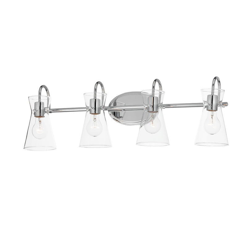 Maxim 12484CLPC Ava 4 Light Bath Vanity | Polished Chrome