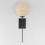 Maxim 12601NABK Maldives 1 Light Sconce | Black