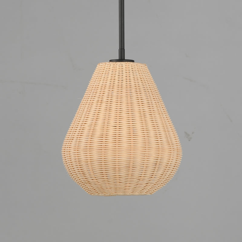 Maxim 12602NABK Maldives 1 Light Pendant | Black