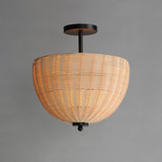 Maxim 12604NABK Maldives 2 Light Semi Flush/Pendant | Black