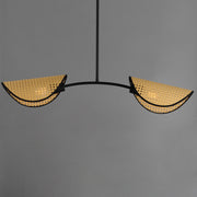 Maxim 12632NABK Bonnet 2 Light Chandelier | Black