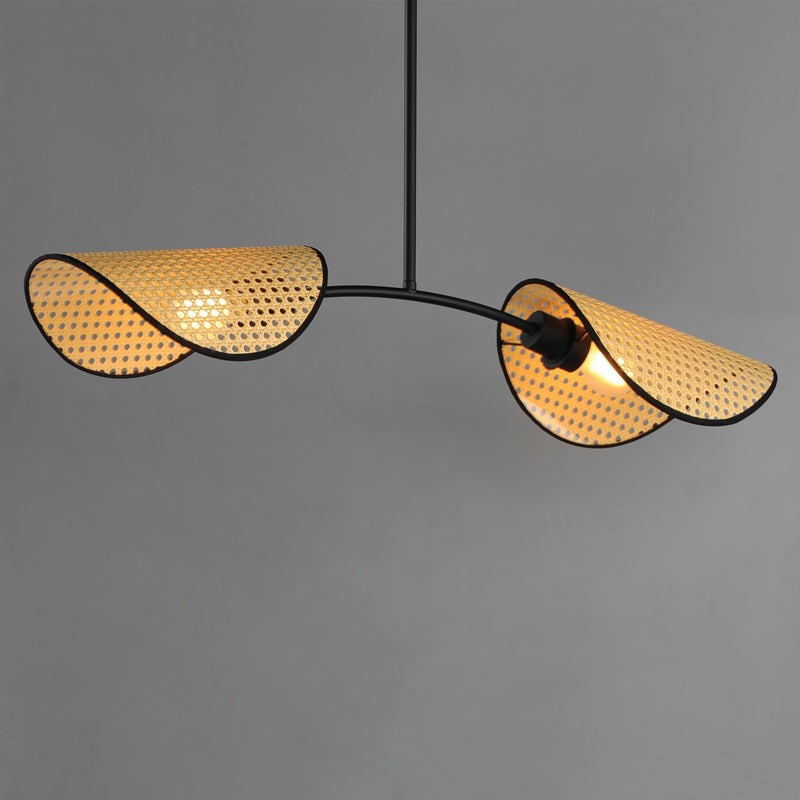 Maxim 12632NABK Bonnet 2 Light Chandelier | Black