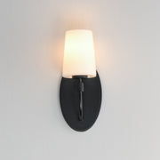 Maxim 12691WTBK Durham 1 Light Sconce | Black