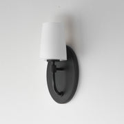 Maxim 12691WTBK Durham 1 Light Sconce | Black