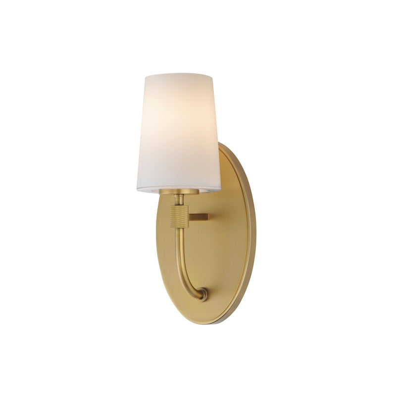 Maxim 12691WTNAB Durham 1 Light Sconce | Natural Aged Brass