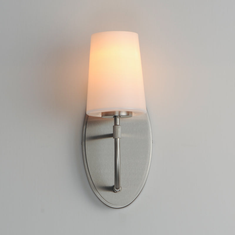 Maxim 12691WTSN Durham 1 Light Sconce | Satin Nickel