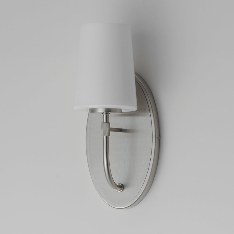 Maxim 12691WTSN Durham 1 Light Sconce | Satin Nickel