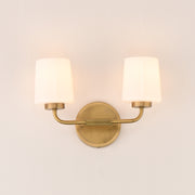 Maxim 12692WTNAB Durham 2 Light Sconce | Natural Aged Brass