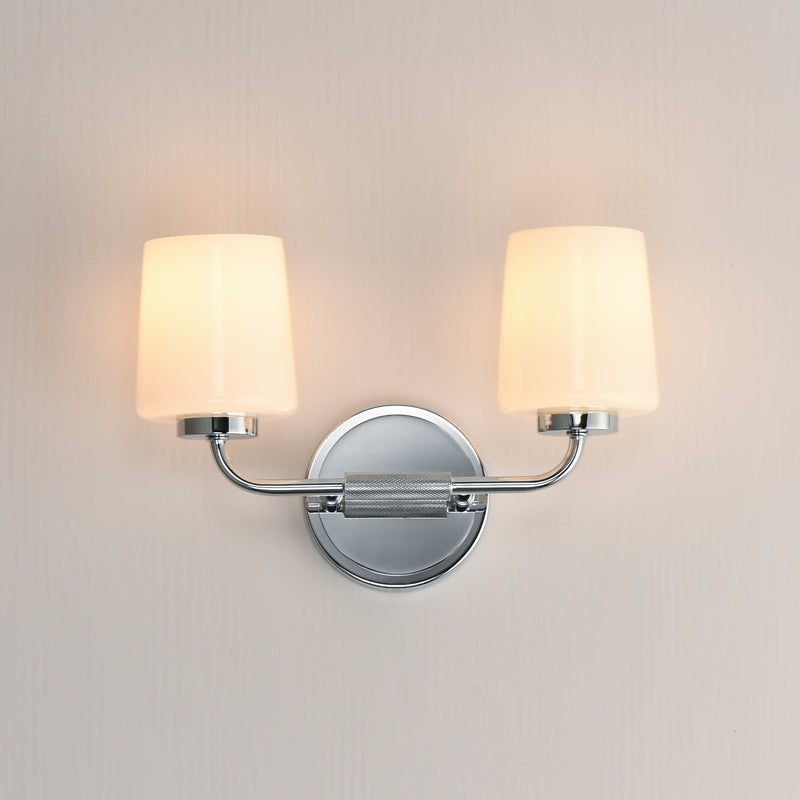 Maxim 12692WTPC Durham 2 Light Sconce | Polished Chrome