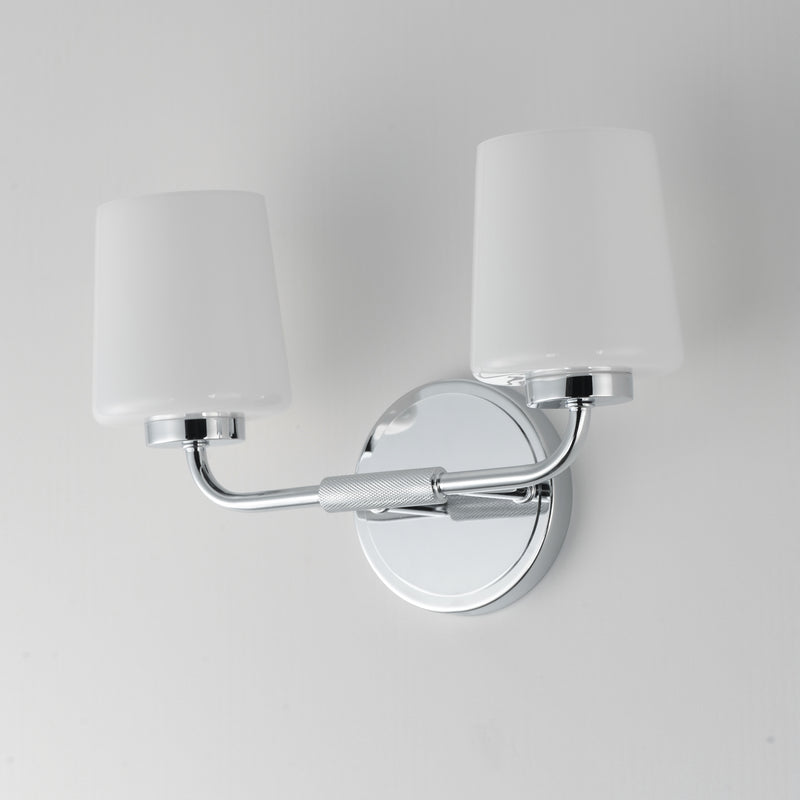 Maxim 12692WTPC Durham 2 Light Sconce | Polished Chrome