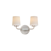 Maxim 12692WTSN Durham 2 Light Bath Vanity | Satin Nickel