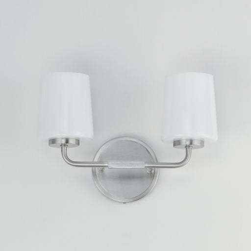 Maxim 12692WTSN Durham 2 Light Bath Vanity | Satin Nickel