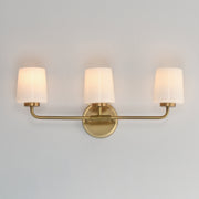 Maxim 12693WTNAB Durham 3 Light Bath Vanity | Natural Aged Brass