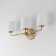 Maxim 12693WTNAB Durham 3 Light Bath Vanity | Natural Aged Brass