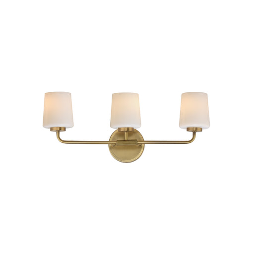 Maxim 12693WTNAB Durham 3 Light Bath Vanity | Natural Aged Brass