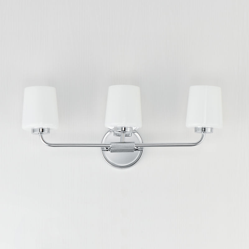 Maxim 12693WTPC Durham 3 Light Bath Vanity | Polished Chrome