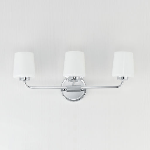 Maxim 12693WTPC Durham 3 Light Bath Vanity | Polished Chrome