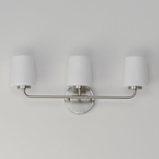 Maxim 12693WTSN Durham 3 Light Bath Vanity | Satin Nickel