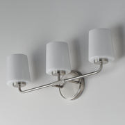 Maxim 12693WTSN Durham 3 Light Bath Vanity | Satin Nickel