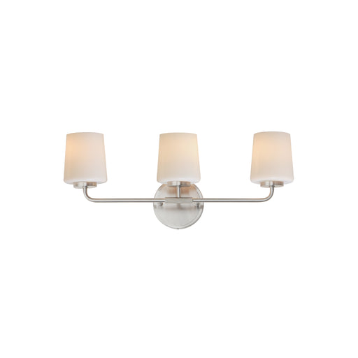 Maxim 12693WTSN Durham 3 Light Bath Vanity | Satin Nickel
