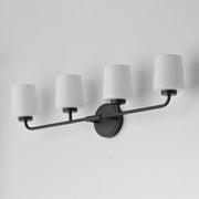 Maxim 12694WTBK Durham 4 Light Bath Vanity | Black